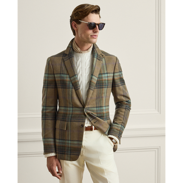 Kent Hand-Tailored Wool-Cashmere Jacket