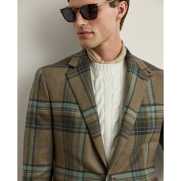 Kent Hand-Tailored Wool-Cashmere Jacket
