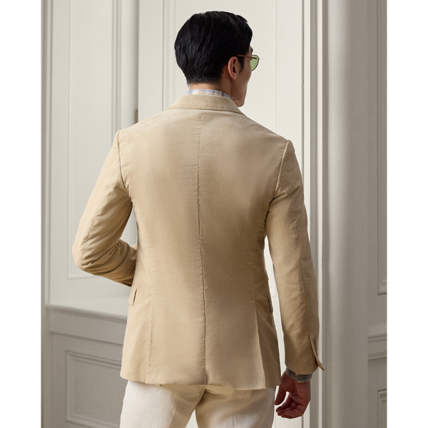 Handgeschneiderte Anzugjacke Kent Purple Label in Champagner 5