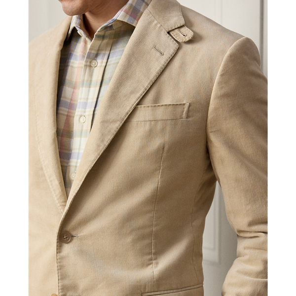 Handgeschneiderte Anzugjacke Kent Purple Label in Champagner 6