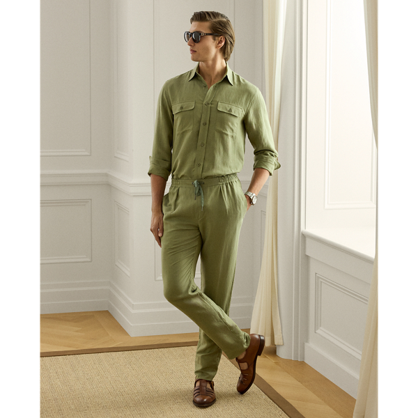 Ralph Lauren Purple Label ブラックカーゴパンツ サープラス ポプリン カーゴ パンツ | ラルフ ローレン公式オンライン