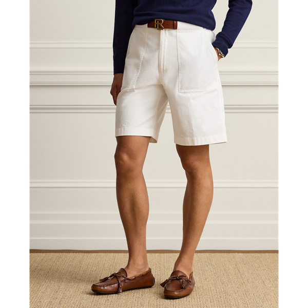 Hand-Tailored Relaxed Fit Chino Short