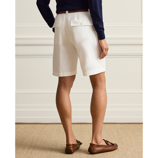 Hand-Tailored Relaxed Fit Chino Short