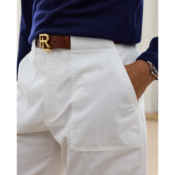 Hand-Tailored Relaxed Fit Chino Short