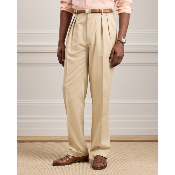 Sand Glenn Hand-Tailored Silk Suit Trouser Purple Label 4