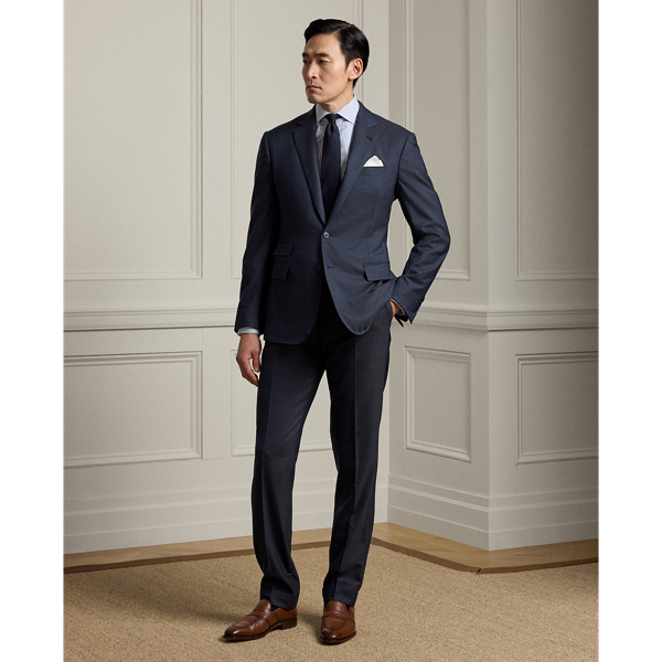 Kent Hand-Tailored Glen Plaid Wool Suit