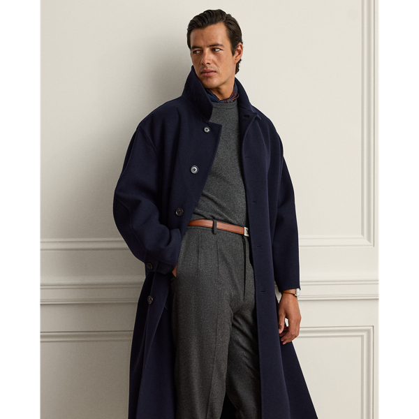 Hand-Tailored Wool Walking Coat