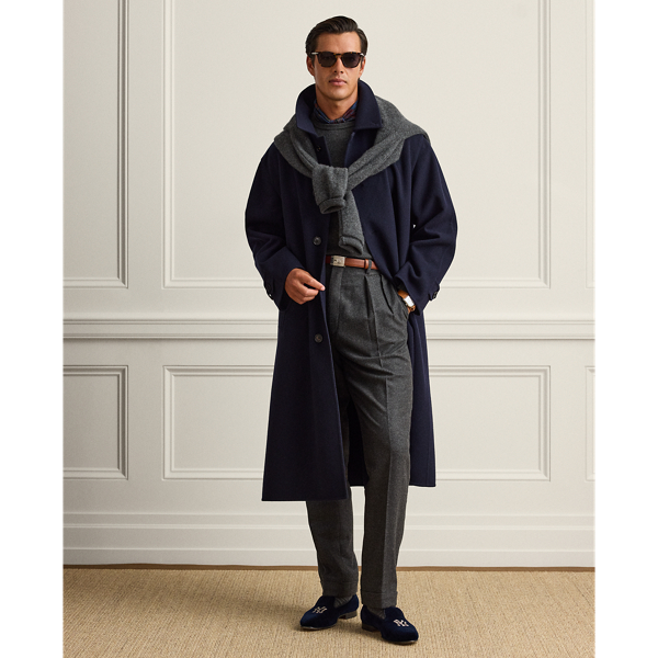 Hand-Tailored Wool Walking Coat