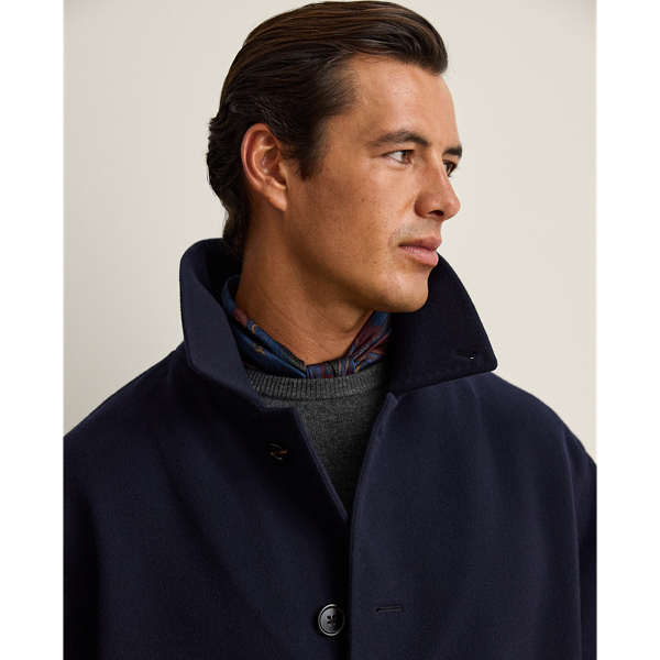 Hand-Tailored Wool Walking Coat