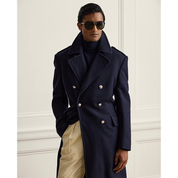 Hand-Tailored Wool-Cashmere Topcoat