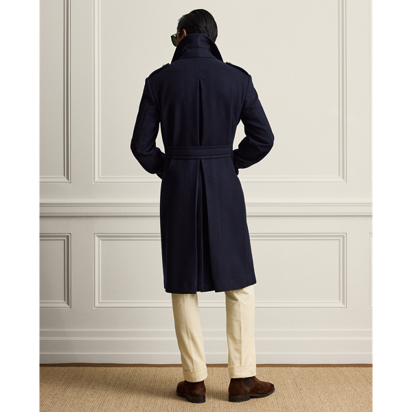 Hand-Tailored Wool-Cashmere Topcoat