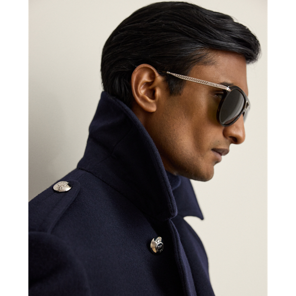 Hand-Tailored Wool-Cashmere Topcoat