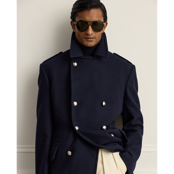 Hand-Tailored Wool-Cashmere Topcoat