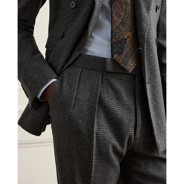 Gregory Handmade Glen Plaid Wool Suit