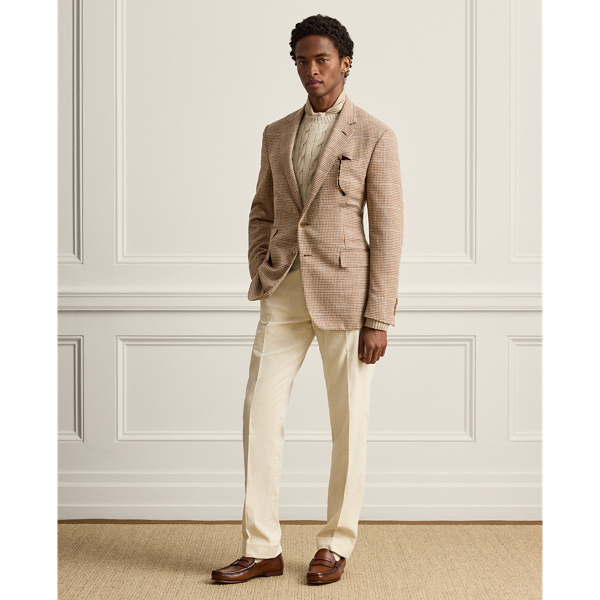 Kent Hand-Tailored Plaid Sport Coat