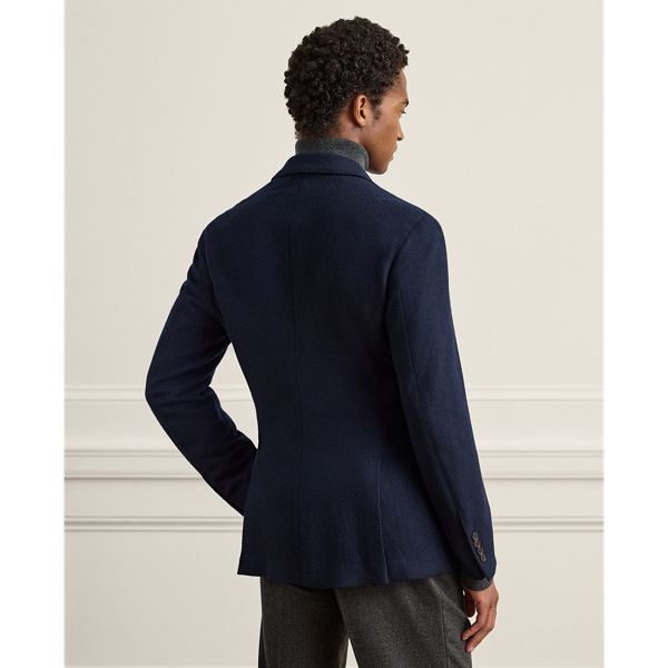 Spring Navy Hadley Hand-Tailored Textured Jacket Purple Label 4