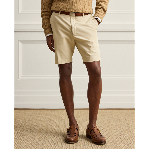 Hand-Tailored Slim Stretch Chino Short