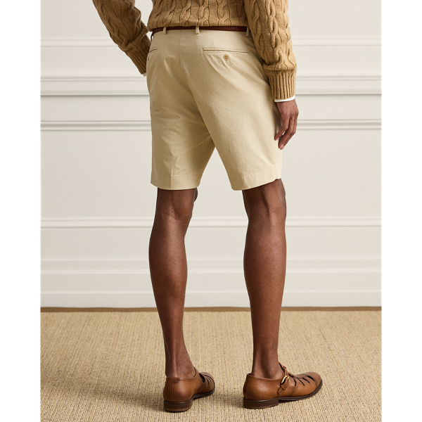 Hand-Tailored Slim Stretch Chino Short