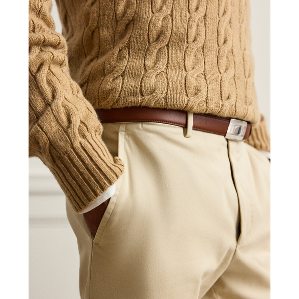 Hand-Tailored Slim Stretch Chino Short