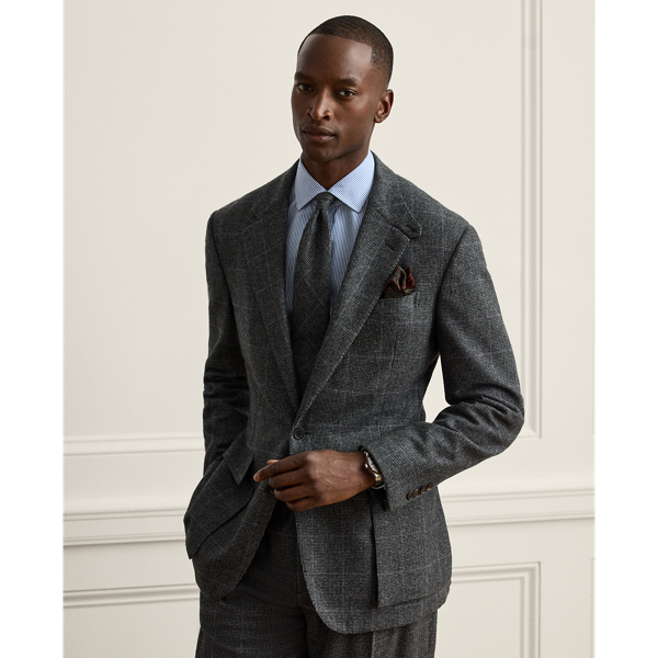 Glenn Hand-Tailored Tick-Weave Jacket