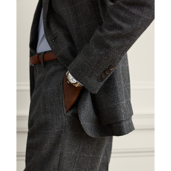 Glenn Hand-Tailored Tick-Weave Jacket
