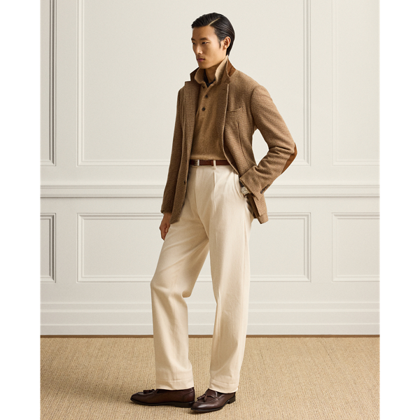 Glenn Hand-Tailored Tick-Weave Jacket