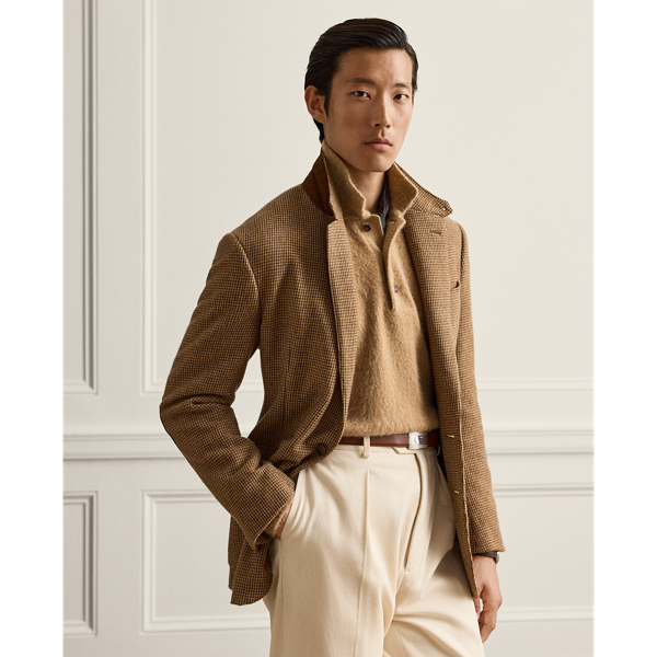 Glenn Hand-Tailored Tick-Weave Jacket