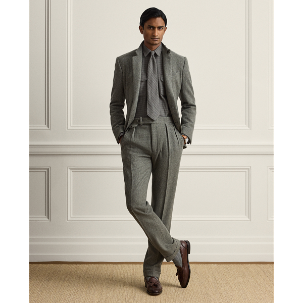 Gregory Hand-Tailored Tick-Weave Trouser