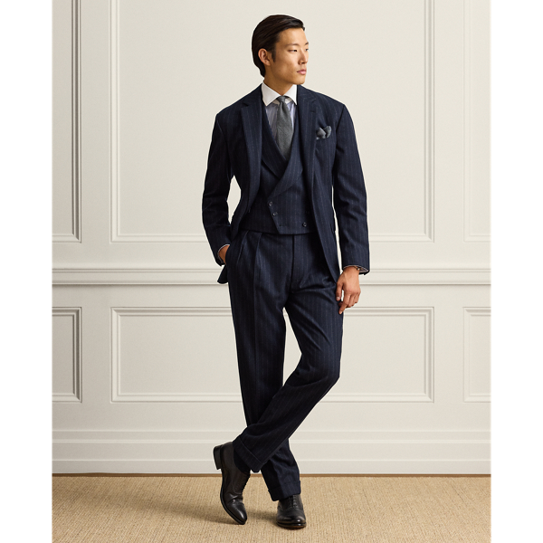 Kent Hand-Tailored Chalk-Stripe Suit