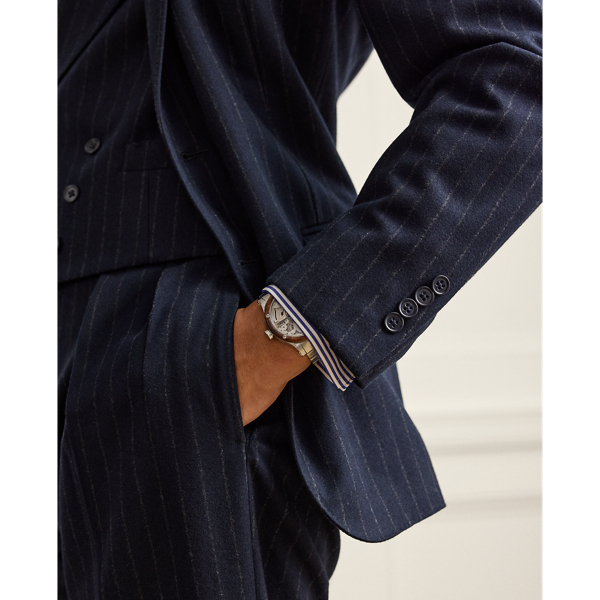 Kent Hand-Tailored Chalk-Stripe Suit
