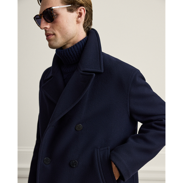 Hand-Tailored Wool Peacoat