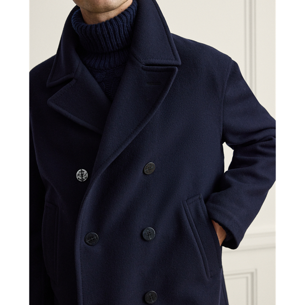 Hand-Tailored Wool Peacoat