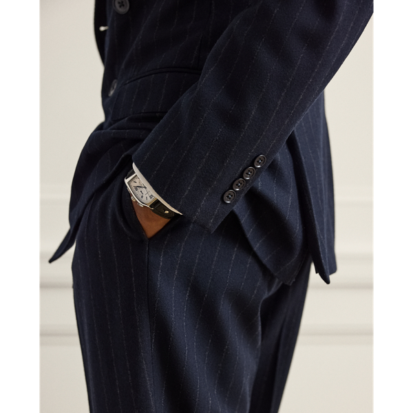 Ralph Hand-Tailored Chalk-Stripe Suit