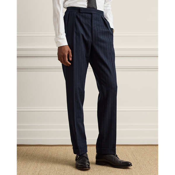 Ralph Hand-Tailored Chalk-Stripe Suit