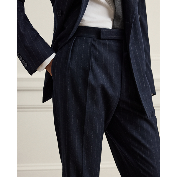 Ralph Hand-Tailored Chalk-Stripe Suit