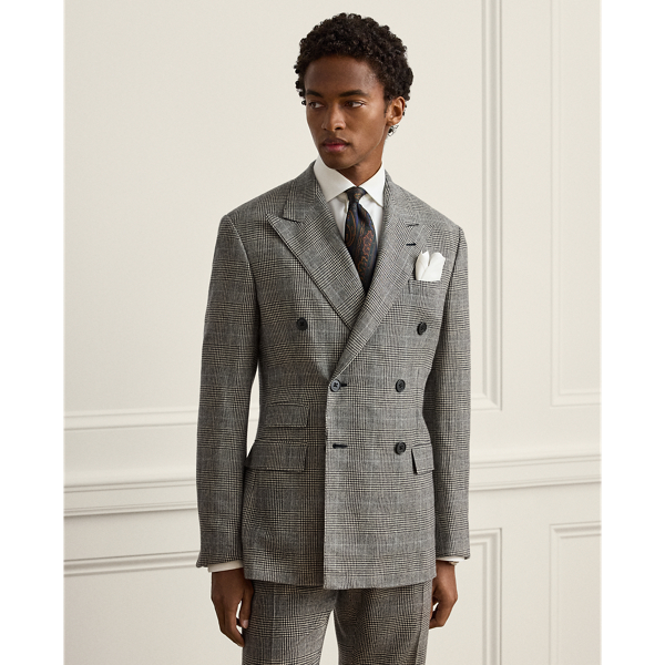 Kent Hand-Tailored Glen Plaid Suit