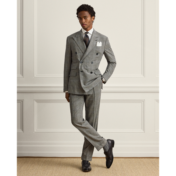 Kent Hand-Tailored Glen Plaid Suit