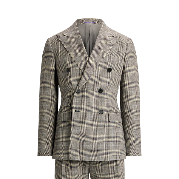 Kent Hand-Tailored Glen Plaid Suit