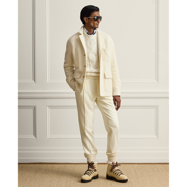 Hand-Tailored Wool-Cashmere Jacket