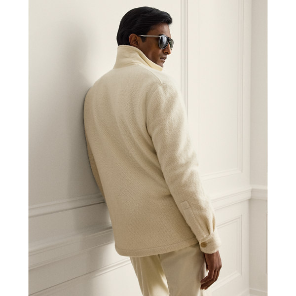 Hand-Tailored Wool-Cashmere Jacket