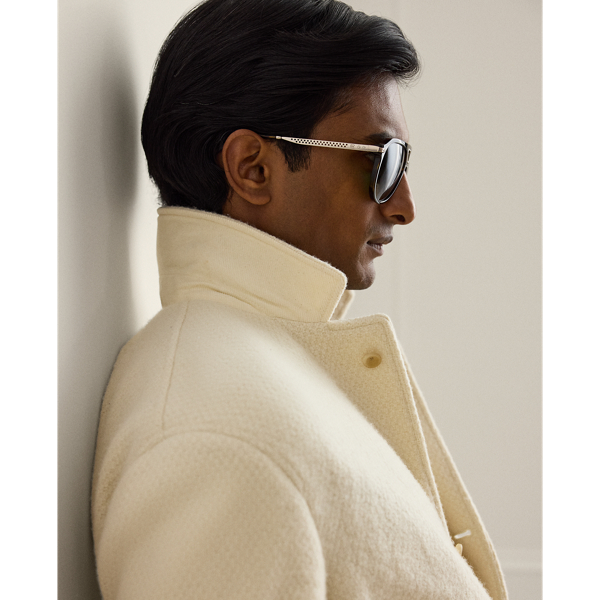 Hand-Tailored Wool-Cashmere Jacket