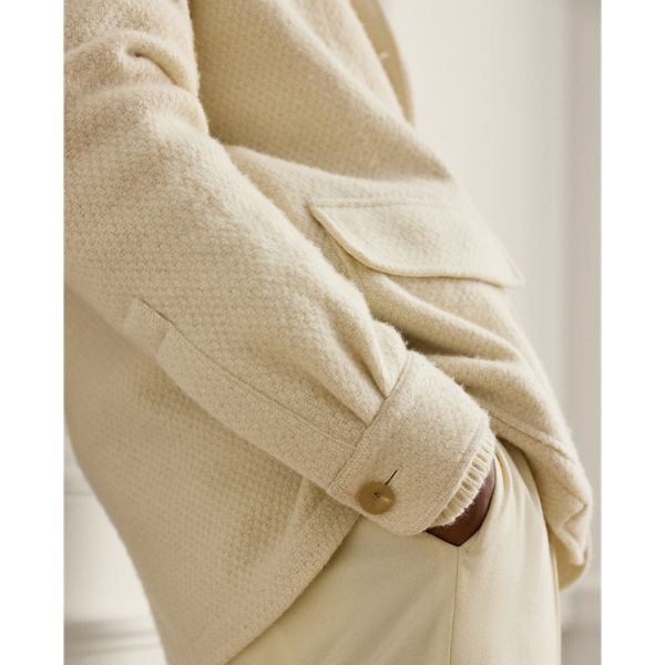 Hand-Tailored Wool-Cashmere Jacket