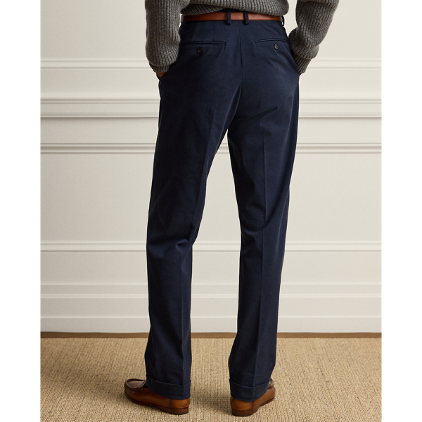 Stretch Cotton-Cashmere Trouser