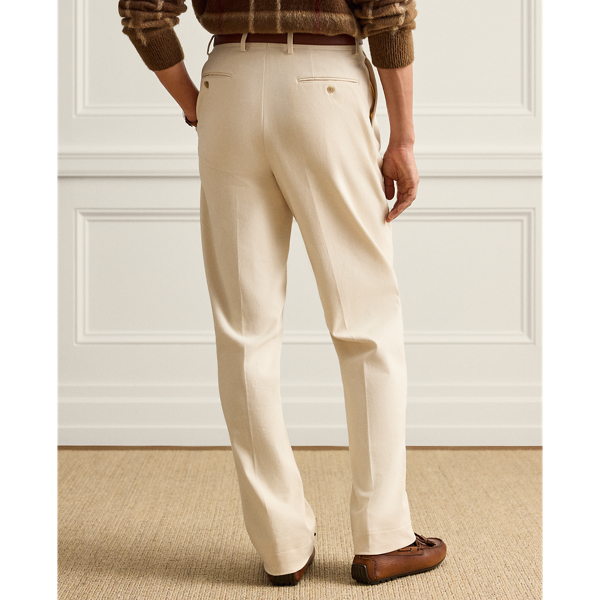 Stretch Cotton-Cashmere Trouser