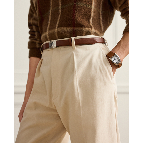 Stretch Cotton-Cashmere Trouser
