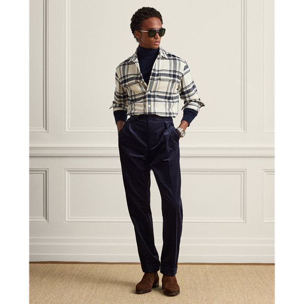Gregory handgemaakte corduroy broek