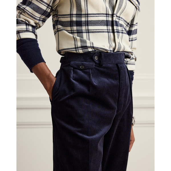 Gregory handgemaakte corduroy broek