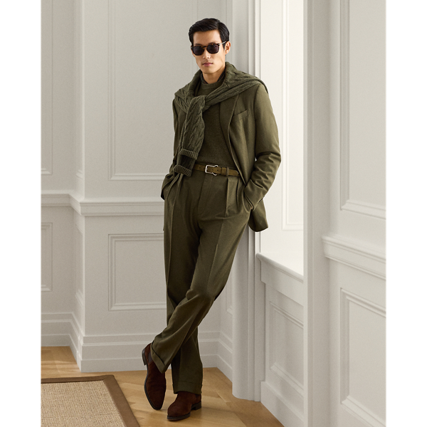 Pantalon Glenn fait main en flanelle