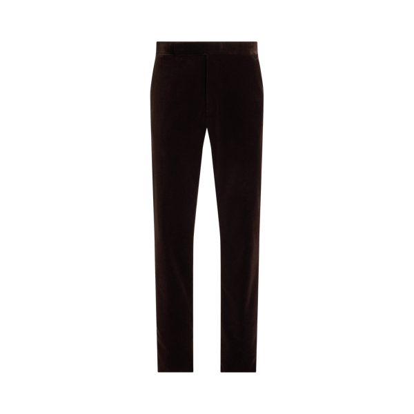 Luggage Brown Gregory Hand-Tailored Velvet Trouser Purple Label 2