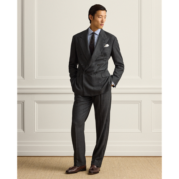 Glenn Hand-Tailored Plaid Cashmere Suit